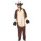 Goat Adult Costume Polyester Jumpsuit Foam Horns and Headpiece